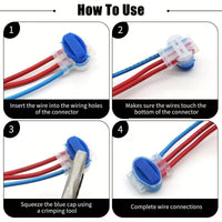 IDC 314 Trailer Wiring Connector – 3-Way Waterproof Self-Stripping Wire Splice