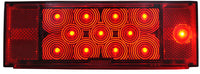 Jammy J-75 LED Trailer Tail Light | 8" Submersible Stop/Turn/Tail | Curbside - full product view | AAA Trailer