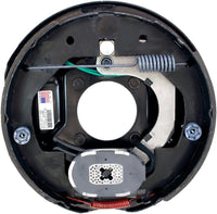 Dexter 10" x 2 1/4" Electric Brake Assembly LH K23-026-00 - 3,500 lb - close-up view | AAA Trailer