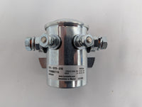 KTI 391-19 Trombetta 974-1215-010 Start Solenoid - label closeup showing 12V/Cont specs | AAA Trailer