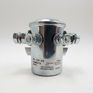 KTI 391-19 Trombetta 974-1215-010 12V Continuous Duty Start Solenoid - label front view | AAA Trailer