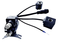 KTI 391-40 molded double acting 12V solenoid for power up power down hydraulic pump systems