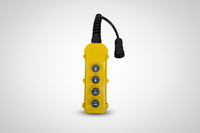KTI 394-21 4-Button Remote Controller UP/DOWN IN/OUT with Quick-Connect - full product view | AAA Trailer