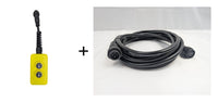 KTI 395-55 2-button dump trailer remote and 74-06 15-foot extension cord kit | AAA Trailer