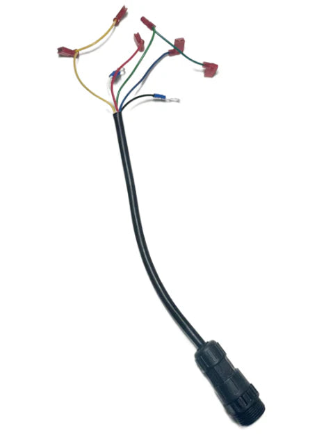 KTI 64-30 Dual-Double Pigtail — 6-Wire Quick Connect for 4-Button Dump Trailer Remote