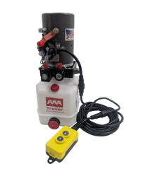 KTI DC36RA / DC-45597 12V Double-Acting Hydraulic Pump Power Unit additional view | AAA Trailer