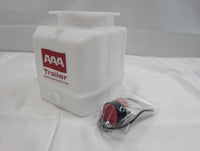 KTI Dump Trailer Hydraulics 3 Quart Plastic Reservoir Complete Tank Kit with hardware - 3 quart - detail view | AAA Trailer