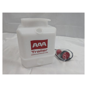 KTI Dump Trailer Hydraulics 3 Quart Plastic Reservoir Complete Tank Kit with hardware - 3 quart - full product view | AAA Tra