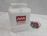 KTI Dump Trailer Hydraulics 3 Quart Plastic Reservoir Complete Tank Kit with hardware - 3 quart - full product view | AAA Tra