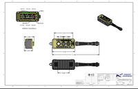 KTI Hydraulics 398-7 Wireless Dump Trailer Remote – 3 Button Pendant Controller - detail view | AAA Trailer