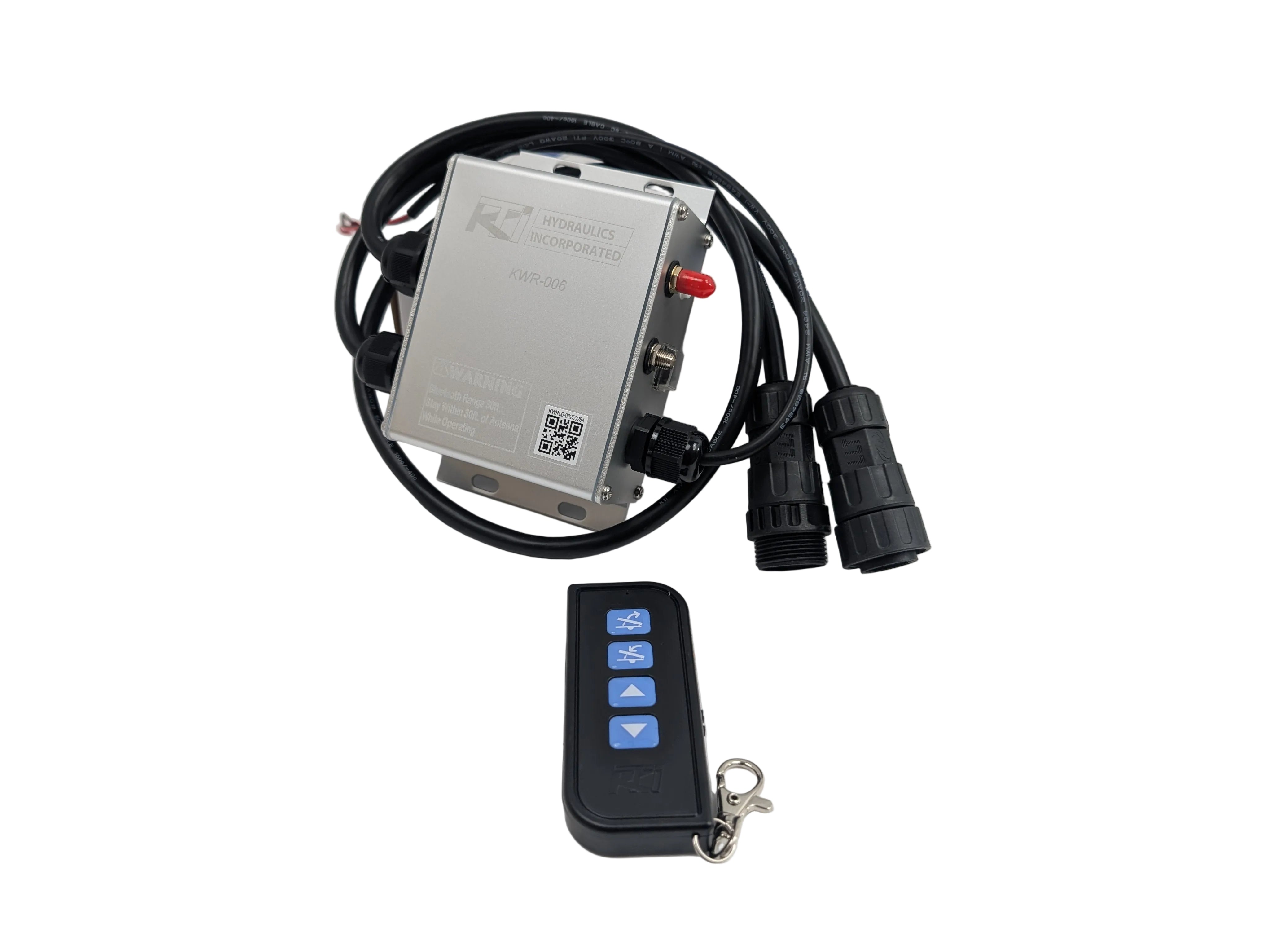 KTI KWR-006 Bluetooth Wireless Remote & Controller — 4-Button Dump Trailer Hydraulic