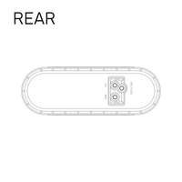 Powerful 6 1/2" LED Backup Light for Trailers and Trucks - detail view | AAA Trailer