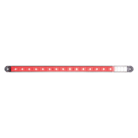 Optronics Clear LED lens Red diodes thin line stop/turn/tail/back-up Trailer tail light - detail view | AAA Trailer
