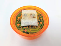 LED2500-13A 2.5" Round Amber LED Clearance / Side Marker Light – Submersible Trailer Light - alternate angle | AAA Trailer