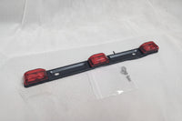 LightCo 10590 14-inch submersible LED trailer marker light bar - black housing red LEDs