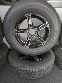 Lionshead Liger Aluminum 5 LUG 15" Wheel w 205/75/15 Castle Rock Tire LOAD C - full product view | AAA Trailer