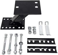 MaxxHaul 80071 Powder Coat Black Trailer Spare Carrier with Tire Locking Bracket - component detail | AAA Trailer