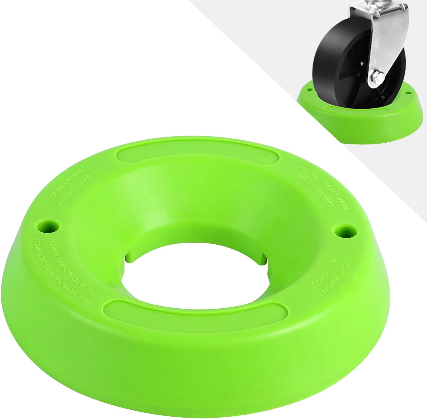 MaxxHaul Trailer Jack Caster Wheel Dock / Chock