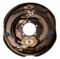 Dexter 7k 12" x 2" NEV-R-ADJUST Electric LH Brake Assembly K23-464-00 - 7,000 lb - alternate angle | AAA Trailer