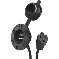 Noco Genius 15A 125V Shore Power Inlet Plug with 16in Extension - 125V - full product view | AAA Trailer
