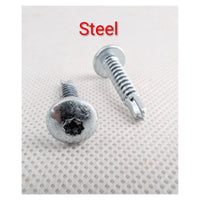 #10 OEM Self-Tapping Trailer Siding Screws- 1" – Double Square – 1 lb (~100) - 1 lb - full product view | AAA Trailer