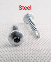 #10 OEM Self-Tapping Trailer Siding Screws- 1" – Double Square – 1 lb (~100) - 1 lb - full product view | AAA Trailer