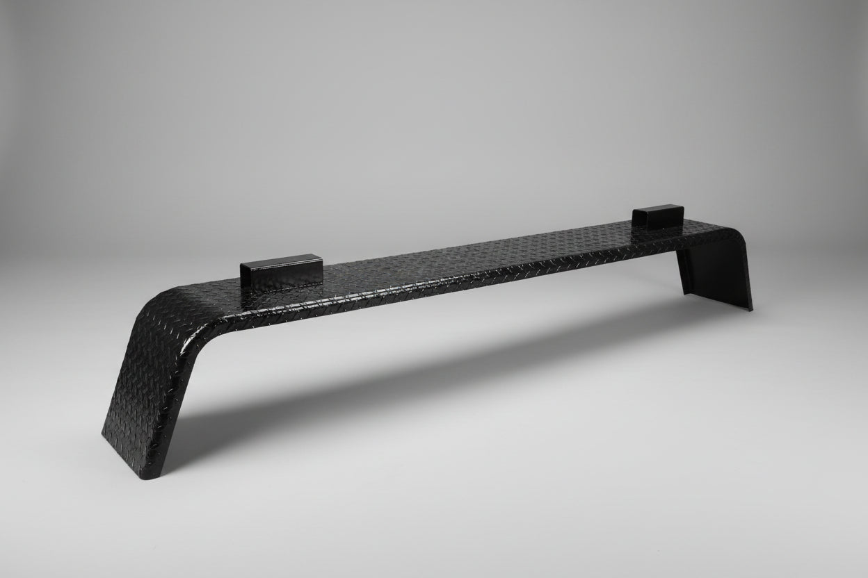 72" Dump Trailer Steel Fender – 9" Wide x 10" Tall | Heavy-Duty Diamond Plate | Griffin OEM Replacement (Pickup Only)