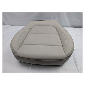 2022 GMC Acadia Passenger Seat Bottom Cushion — GM 86779428 Whisper Beige 4KB Perforated Leather, Front Angle | Used OEM