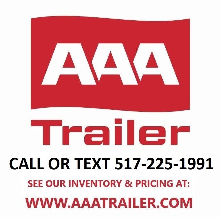 American Hauler 6x12 Enclosed Cargo Trailer w Ramp Door - Charcoal - Stock# 21115