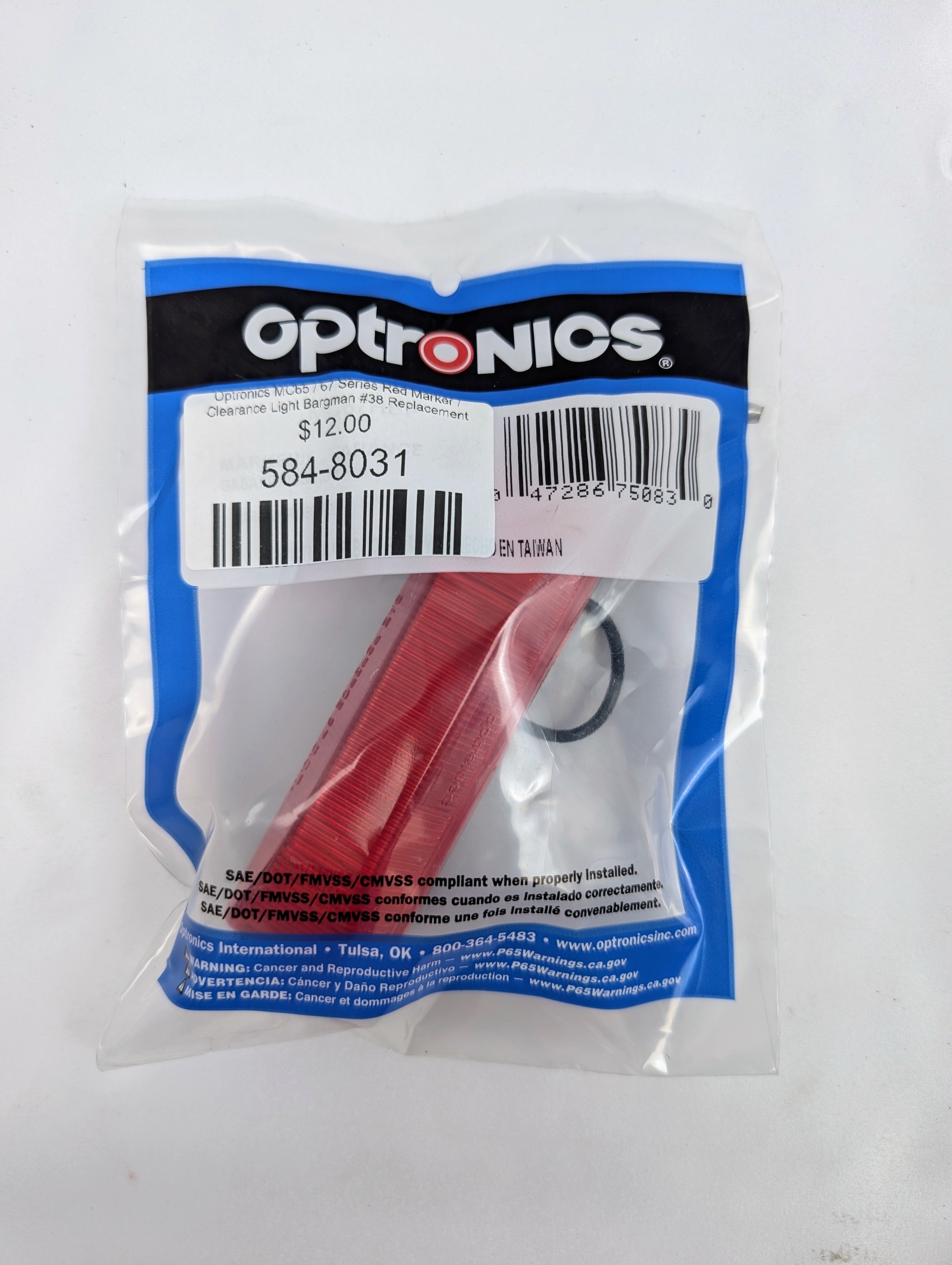 Optronics MC65 / MC67 Series Red Marker & Clearance Light – Bargman #38 Replacement
