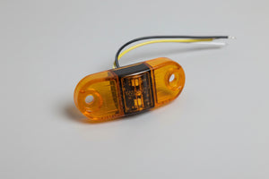 Optronics MCL13 amber LED trailer marker light surface mount