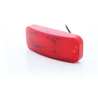Optronics MCL40 LED Rectangular Marker / Clearance Light – Red or Amber – 4" Surface Mount - 12V - alternate angle | AAA Trai