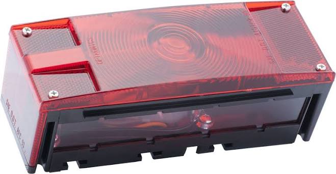 Optronics ST17RB Waterproof Trailer Tail Light – Driver Side Stop/Turn/Tail with License Plate Light (8-Function)