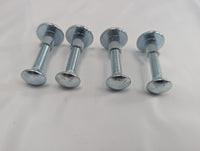 4 Pcs Trailer Hasp Bolt Kit for Trailer Cam Lock Hasp, Trailer Hasp Bolt Kit, 1 1/2" Bolt w Barrel Nut - 18 x 1 - detail view