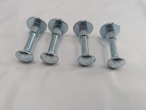 4 Pcs Trailer Hasp Bolt Kit for Trailer Cam Lock Hasp, Trailer Hasp Bolt Kit, 1 1/2" Bolt w Barrel Nut - 18 x 1 - detail view