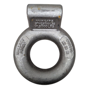 Heavy-Duty Pintle Hook Lunette Ring for Adjustable Channel, 25,000 lbs GTW - 25,000 lbs - full product view | AAA Trailer