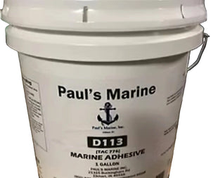 PMI Marine D113 TAC 776 Marine Grade Adhesive 1 Gallon — Paul's Marine pontoon boat flooring glue | AAA Trailer