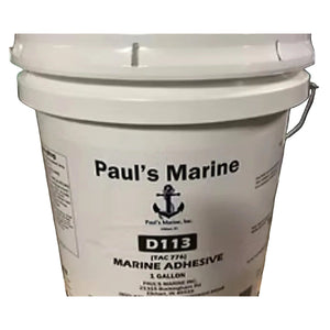 PMI Marine D113 TAC 776 Marine Grade Adhesive 1 Gallon — Paul's Marine pontoon boat flooring glue | AAA Trailer
