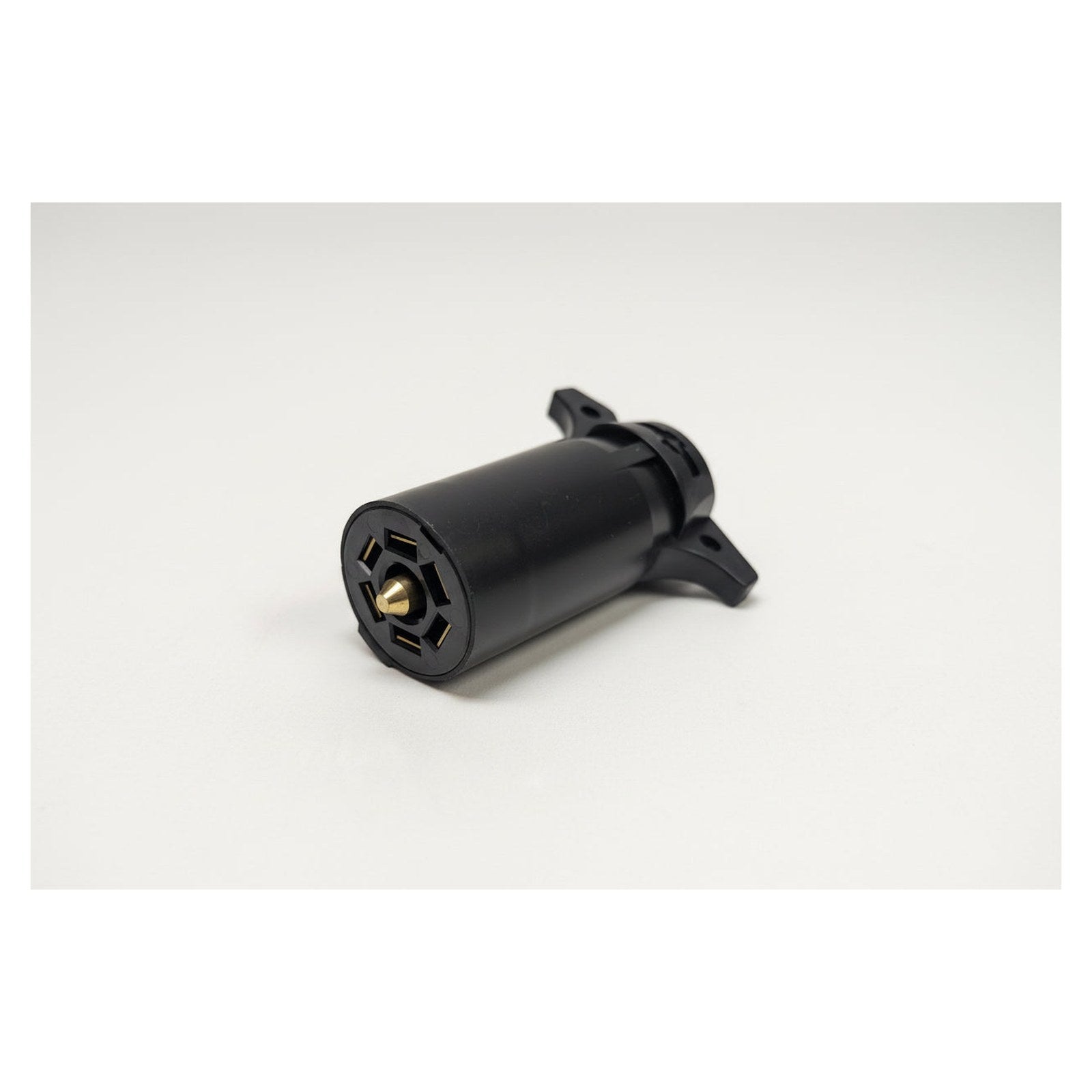 Pollak Black Plastic, 7-Pole, RV-Style Trailer Connector - Trailer End