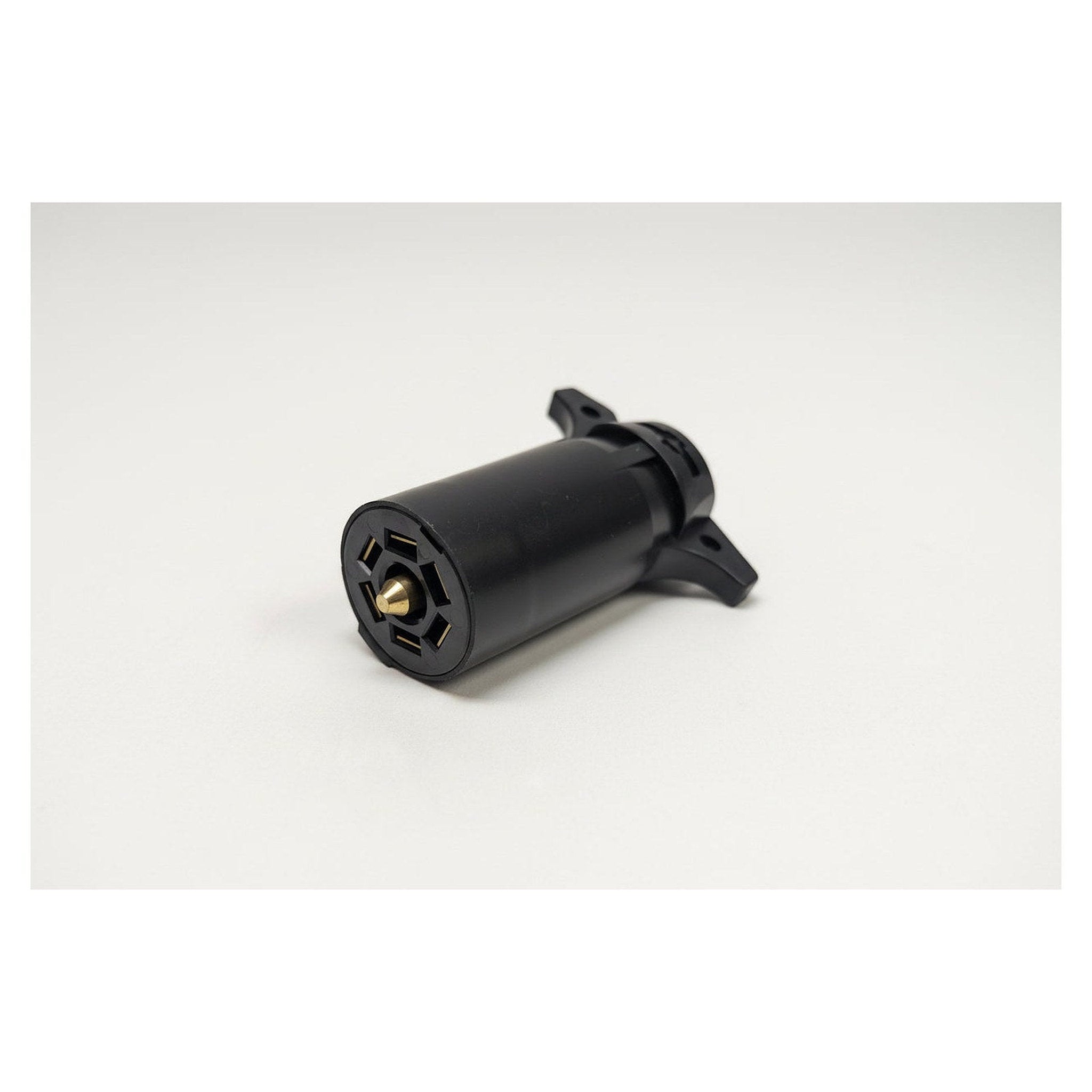 Pollak Black Plastic, 7-Pole, RV-Style Trailer Connector - Trailer End