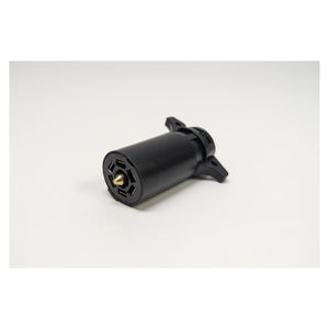 Pollak Black Plastic, 7-Pole, RV-Style Trailer Connector - Trailer End