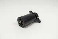 Pollak Black Plastic, 7-Pole, RV-Style Trailer Connector - Trailer End - full product view | AAA Trailer