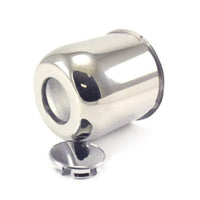 Premium Stainless Steel Trailer Center Cap 4.25" - detail view | AAA Trailer