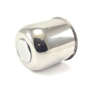 Premium Stainless Steel Trailer Center Cap 4.25" - full product view | AAA Trailer