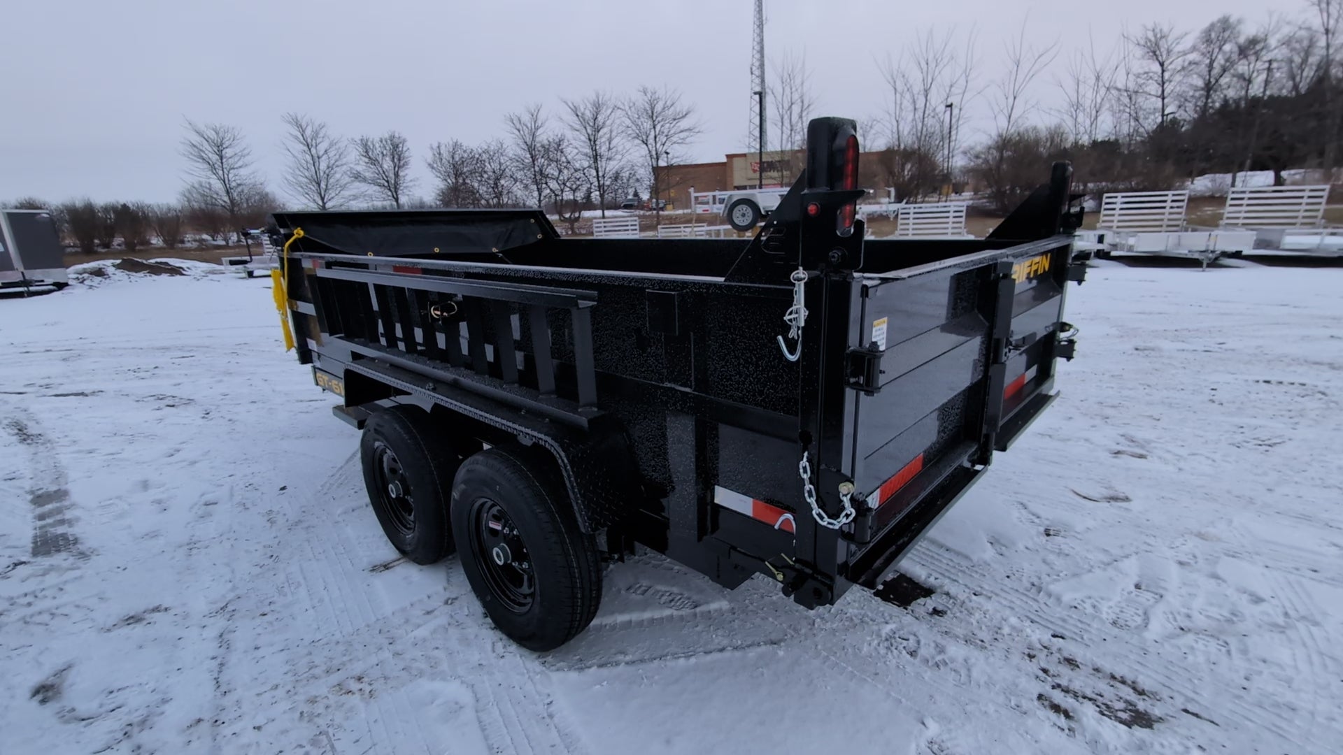 Griffin 6X12 Tandem Axle Hydraulic Dump Trailer with Tarp Kit