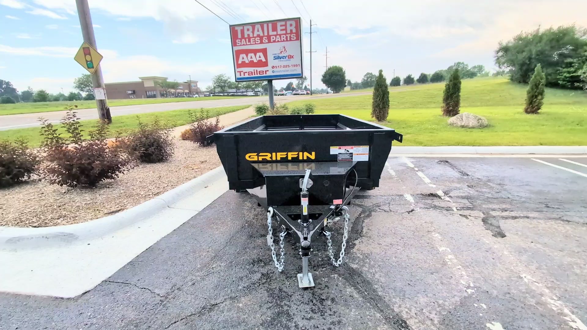 Griffin 5X10 Tandem Axle Hydraulic Dump Trailer