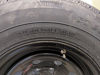 Rainier ST 235/80R16 10 Ply Tire with 16" Steel Wheel - component detail | AAA Trailer