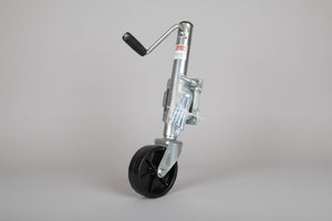 RAM Swivel Bolt-On Trailer Tongue Jack with Caster Wheel – 1200 lb Capacity - 1200 lb - full product view | AAA Trailer