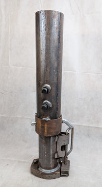 Ram Gooseneck Coupler w/ Load Bearing Pin - 8" Adjustment - Round - 2-5/16" Ball - 25K - detail view | AAA Trailer