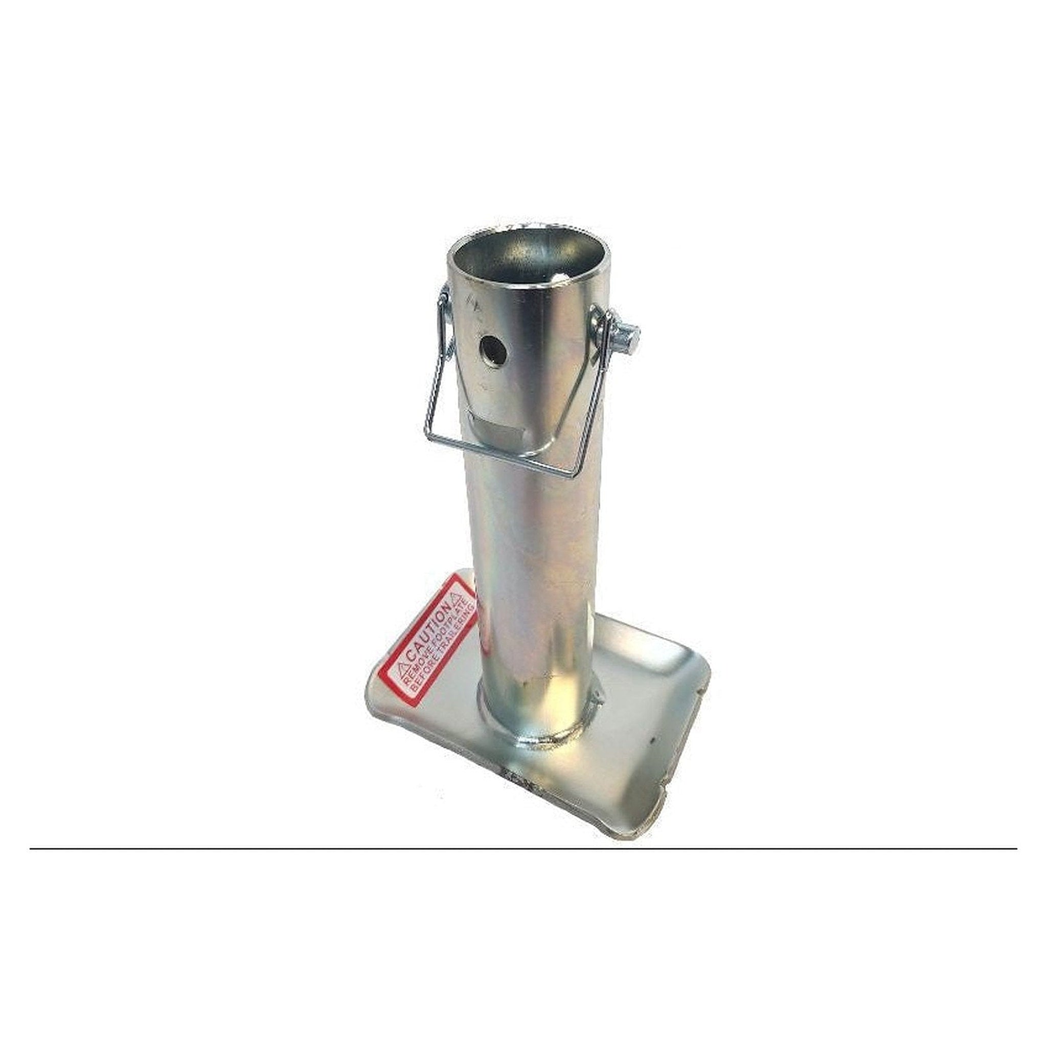RAM Trailer Jack Extended Base Plate – 8-1/2" JF-101 | 2" Tube Foot Plate w/ Pin